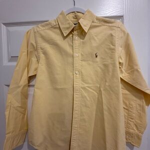Polo by Ralph Lauren Boys large size 14 Yellow Shirt